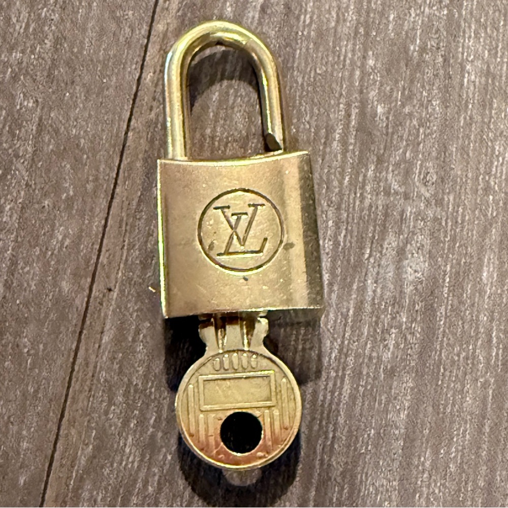 Louis Vuitton Gold Lock and Key #230